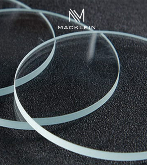 Characteristics of the sapphire crystal used in Macklein watches