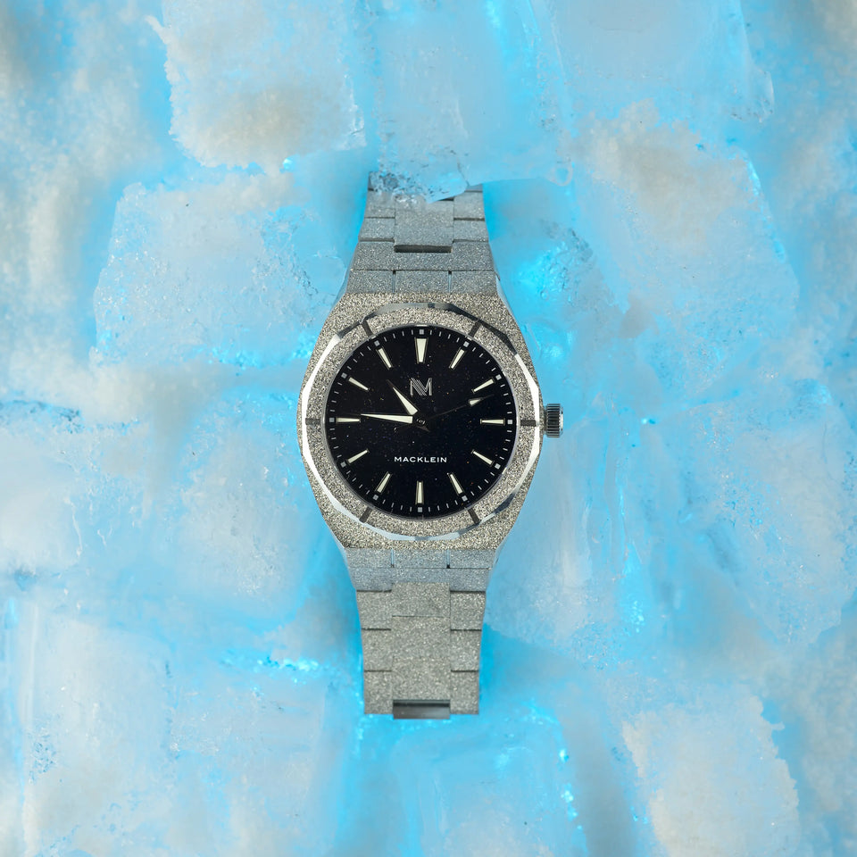 reloj plateado hombre